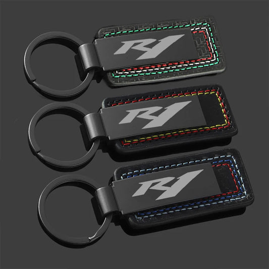 R1 Suede Keychain 