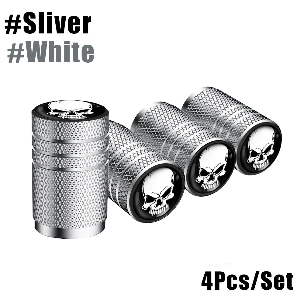 4Pcs/Lot Tire Stem Valve Caps 