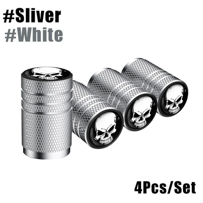 4Pcs/Lot Tire Stem Valve Caps 