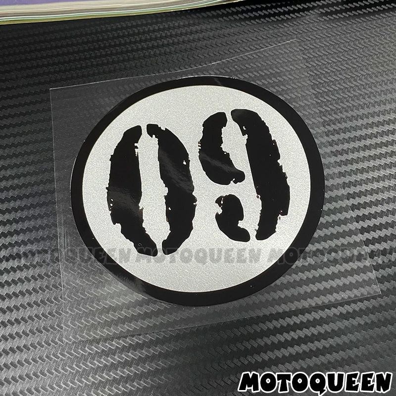 Cafe Racer Number Decals
