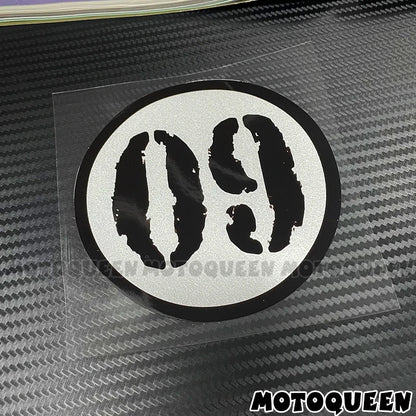 Cafe Racer Number Decals
