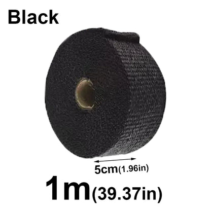 Motorcycle Exhaust Thermal Tape – Header Wrap Glass Fiber 1/2M