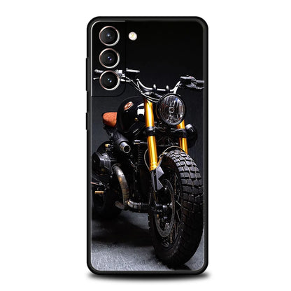 Case graphique de moto pour Samsung 