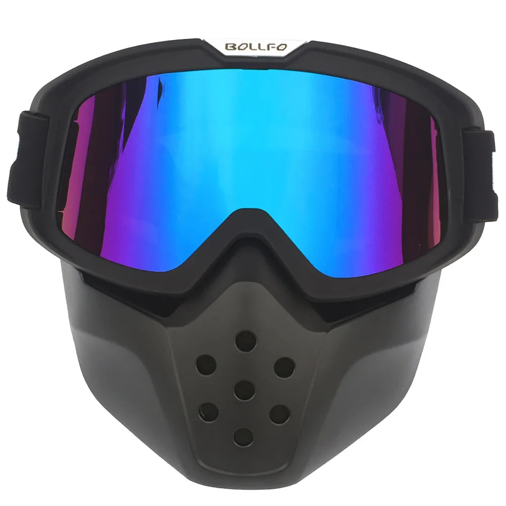 Goggles Motocross for Helmet Glasses 