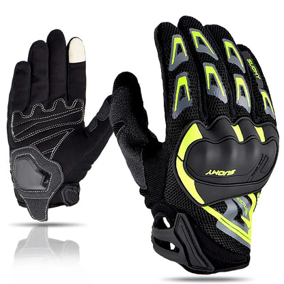 Gants de course à doigt complet respirant 