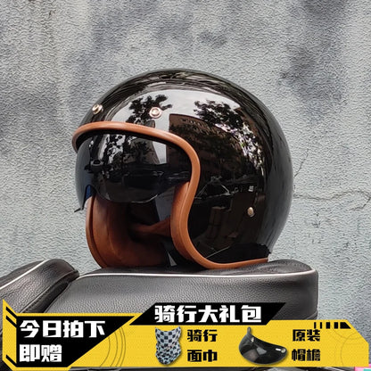 Open Face Half Motorcycle Helmet 