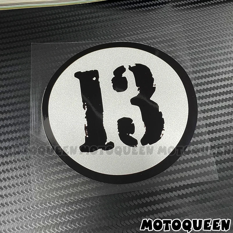 Cafe Racer Number Decals