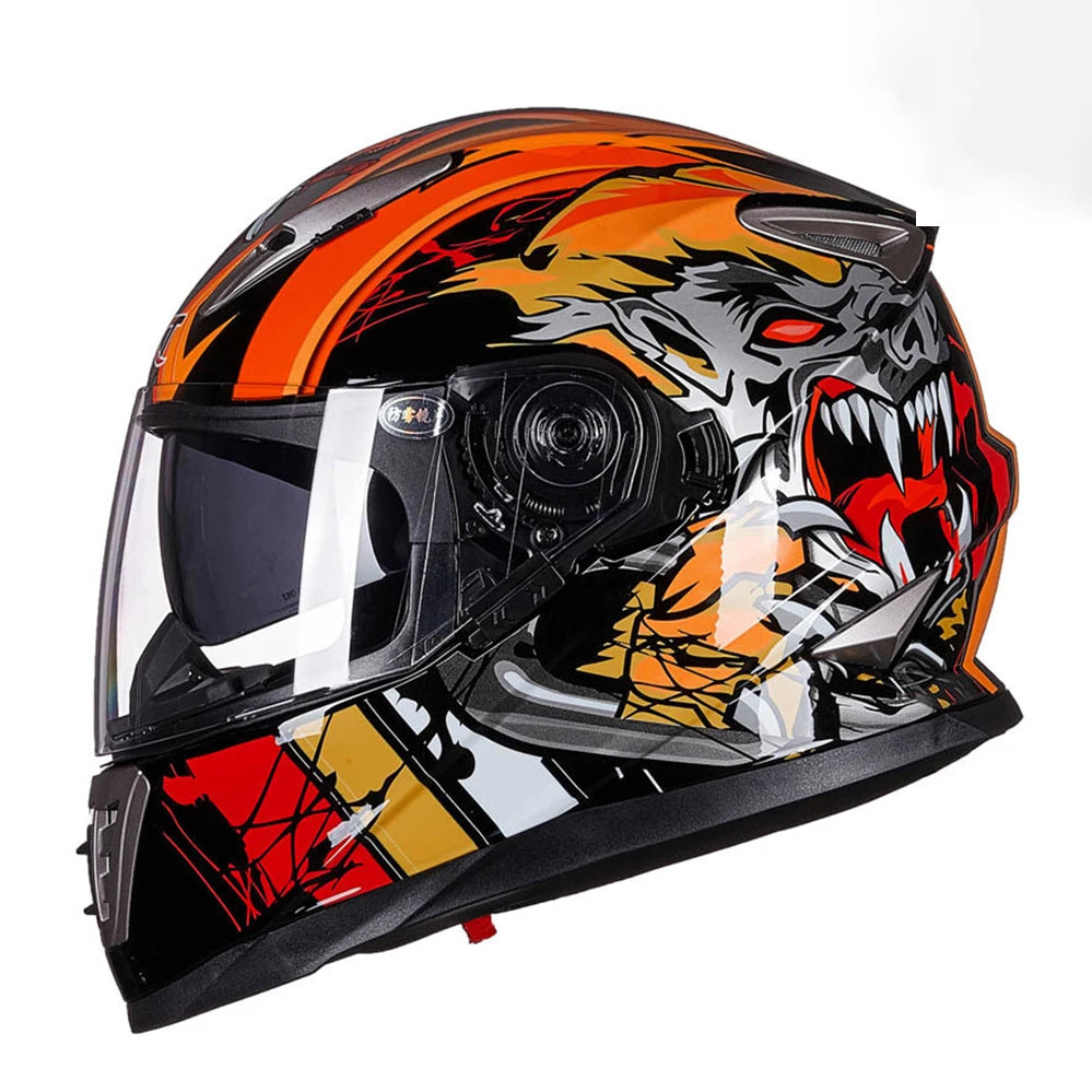 Full Face Motorbike Riding Helmet