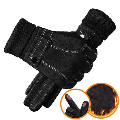 Gants chauds non glissés à moto 