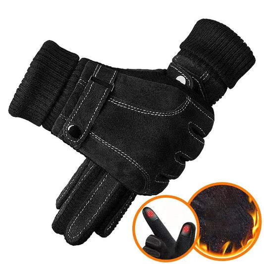 Guantes calientes sin deslizamiento de motocicletas 