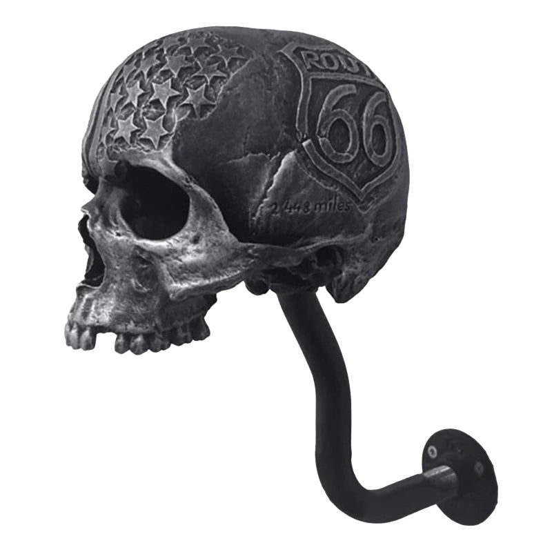Wall-Mounted Motorcycle Helmet Holder 