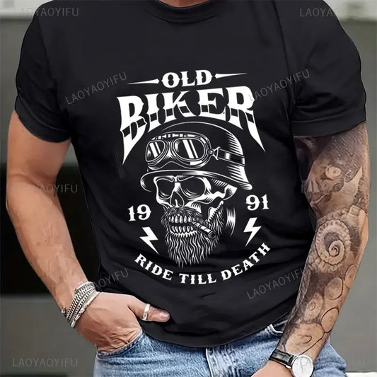 Old Biker & Live to Ride Shirts 