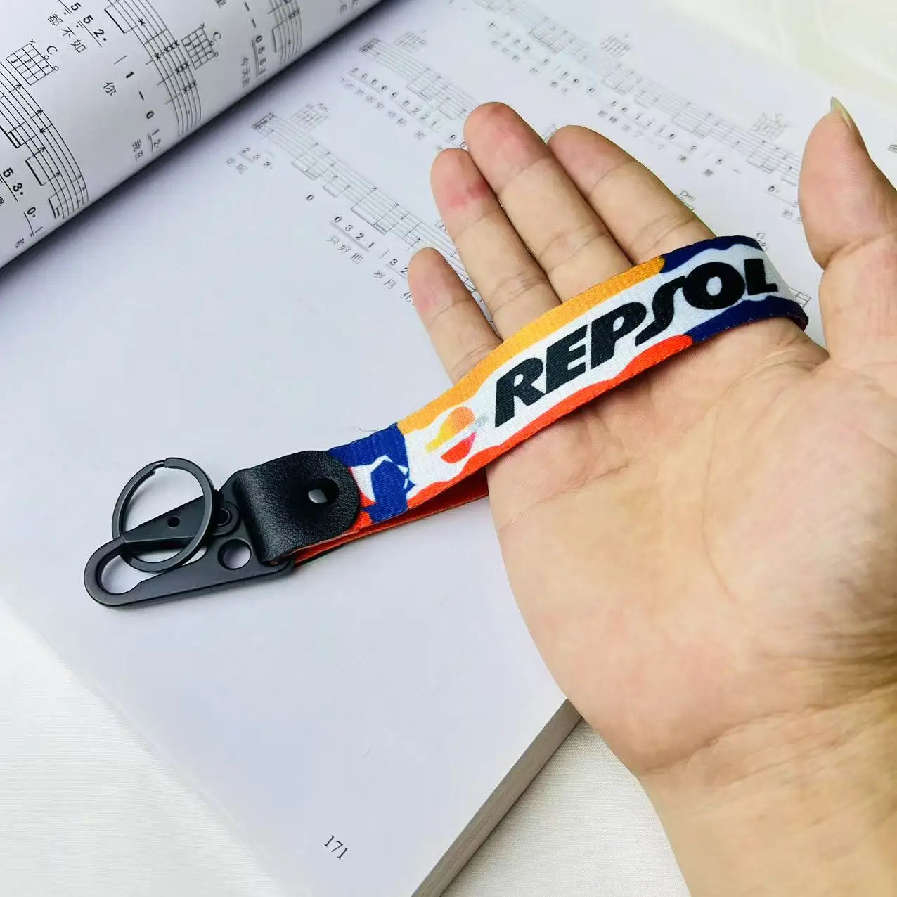 Repsol Nylon Keychain 