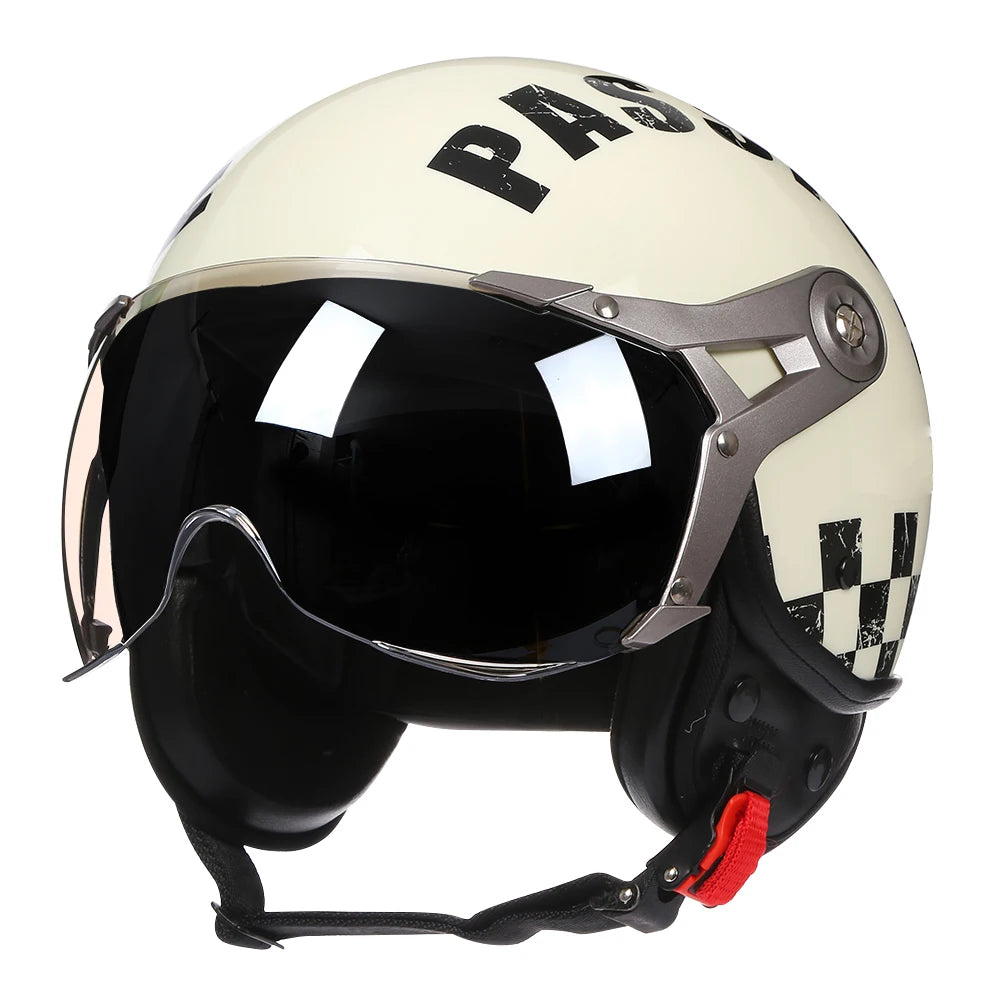 Retro Premium Open Face Helmet 
