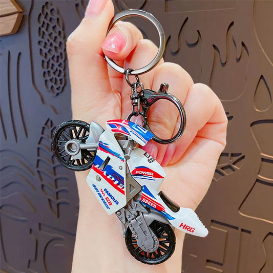 Mini Motorcycle Keychain 
