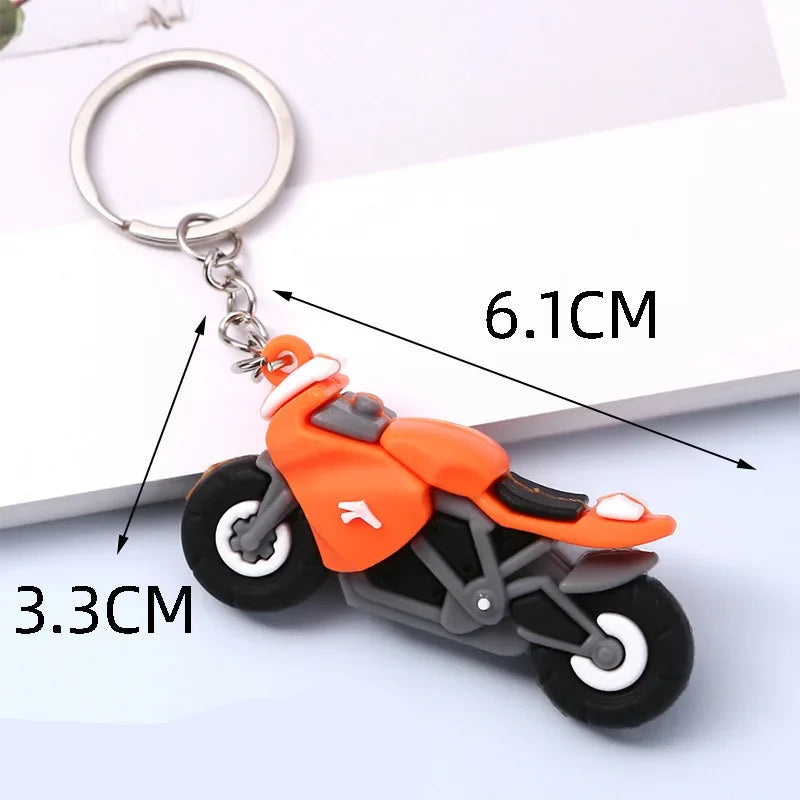 Motorcycle Pendant Keyring 