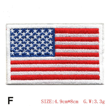 Embroidered Flag Tactical Patch