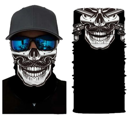 3D Ghost Skull Bandana 