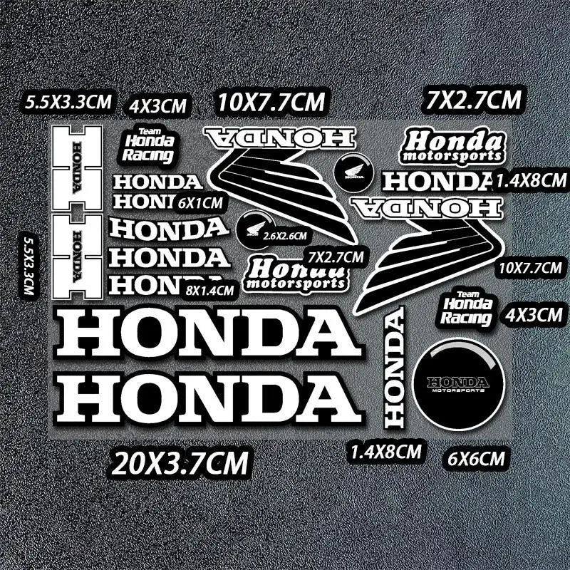 Colección de calcomanías de carreras premium