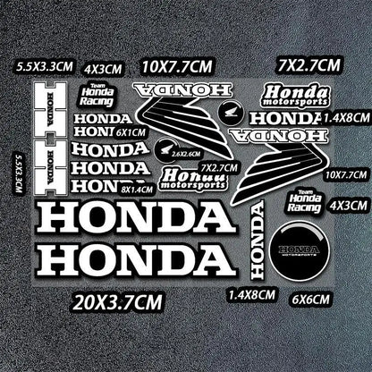 Colección de calcomanías de carreras premium