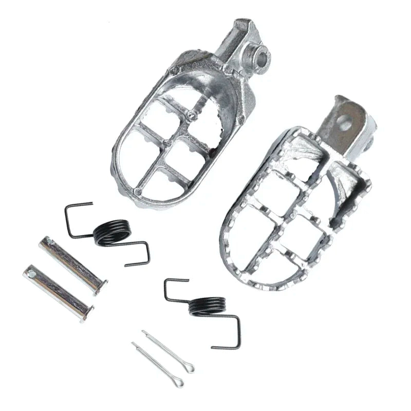 Motorcycle Foot Pegs – Universal Footrests for Dirt & Pit Bikes (1 Pair)