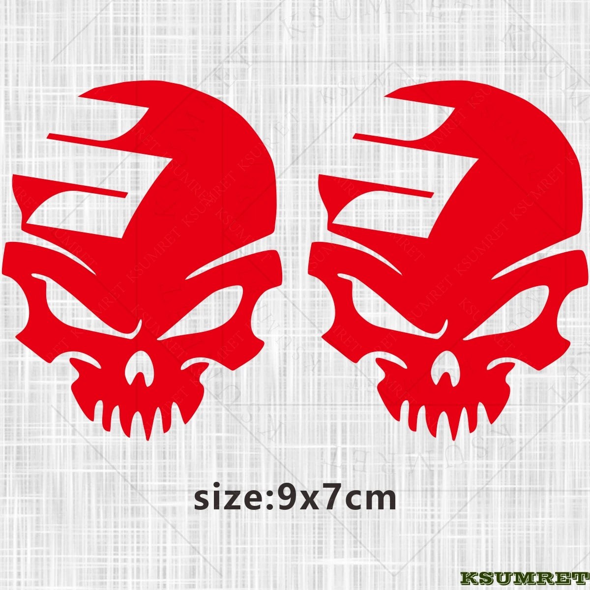 Skull Racing Decal Set