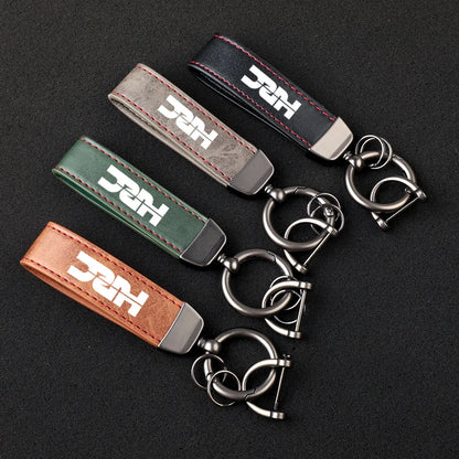 HRC Racing Leather Keychain HD