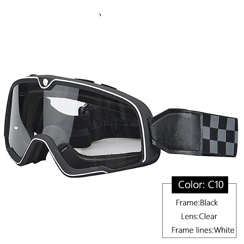 Vintage Racing Goggles