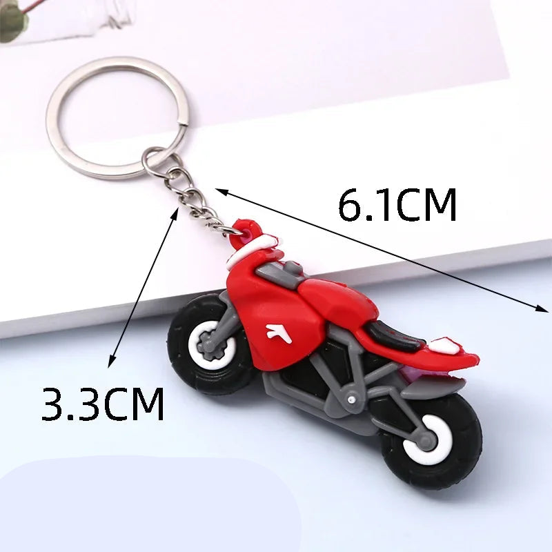 Motorcycle Pendant Keyring 