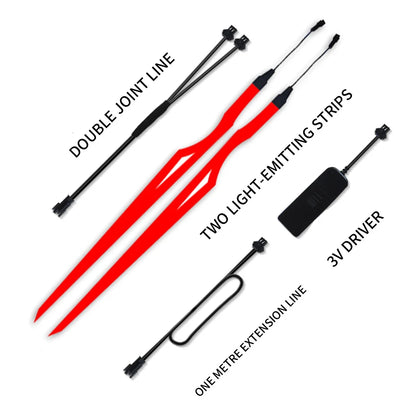 Tira conduzida da luz da noite do capacete