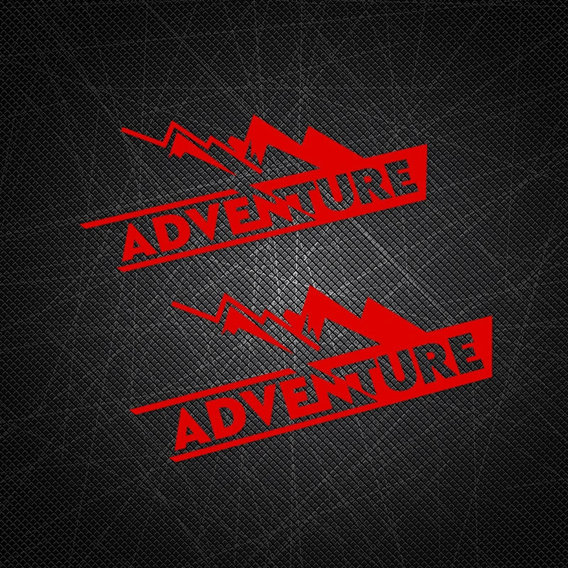 Adventure Mountain Decal Set BW