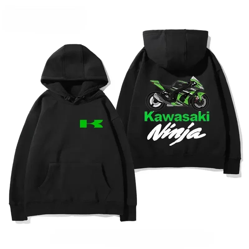 Ninja Motorcycle Graphic Hoodies 