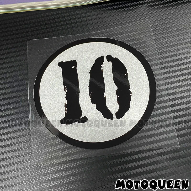 Cafe Racer Number Decals