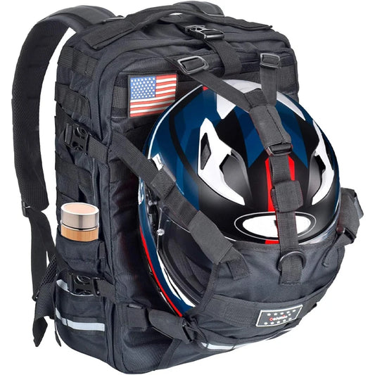 Mochila táctica para motocicleta