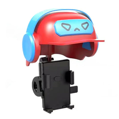 Cute Helmet Mobile Phone Holder