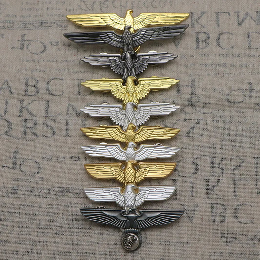 Eagle Metal Badge Brooch 