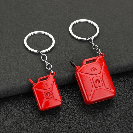 Gasoline Barrel Keychain 