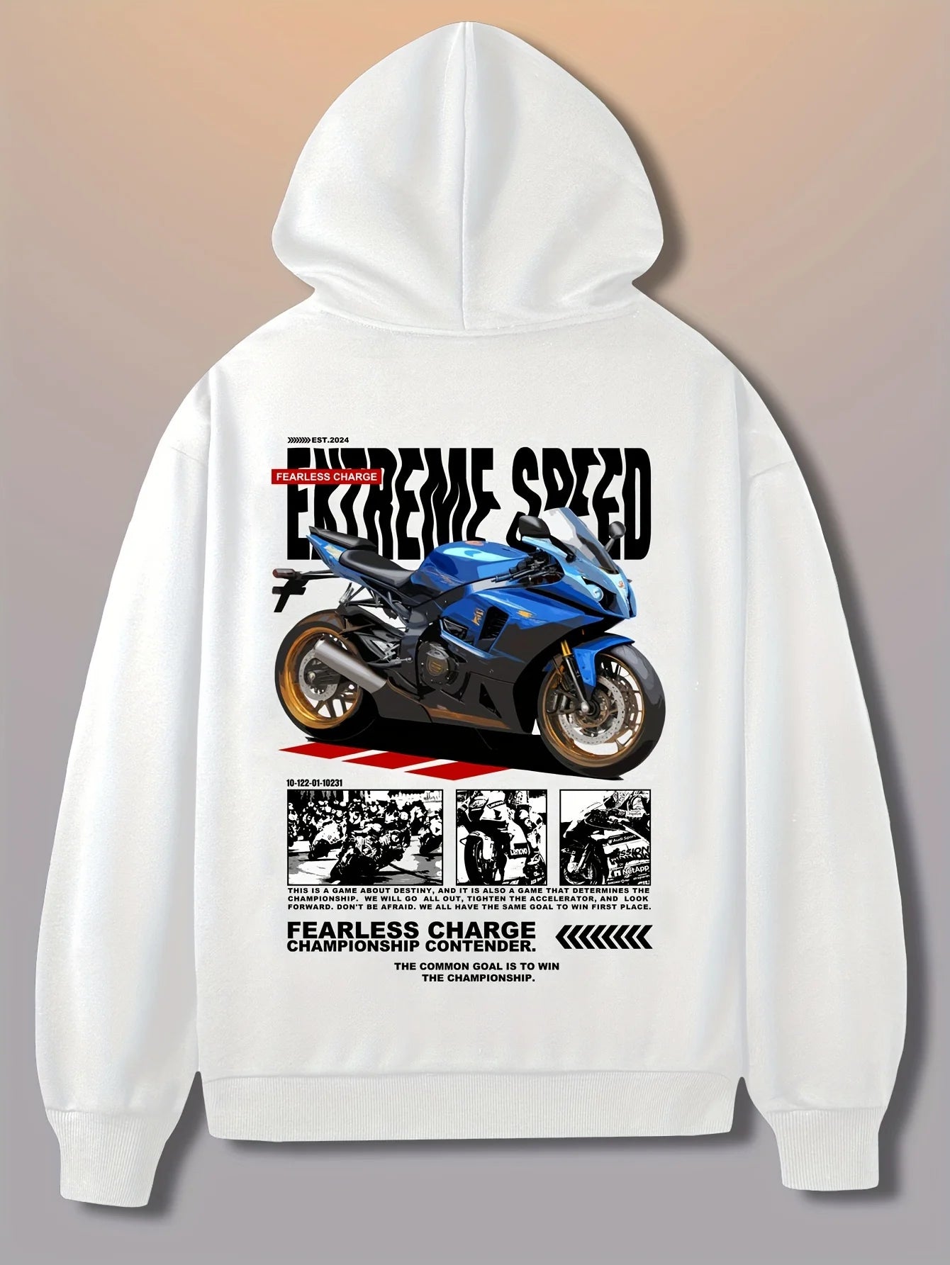 Racing Motorcycle Hooded 