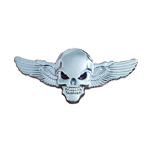 3D Winged Skull Emblem