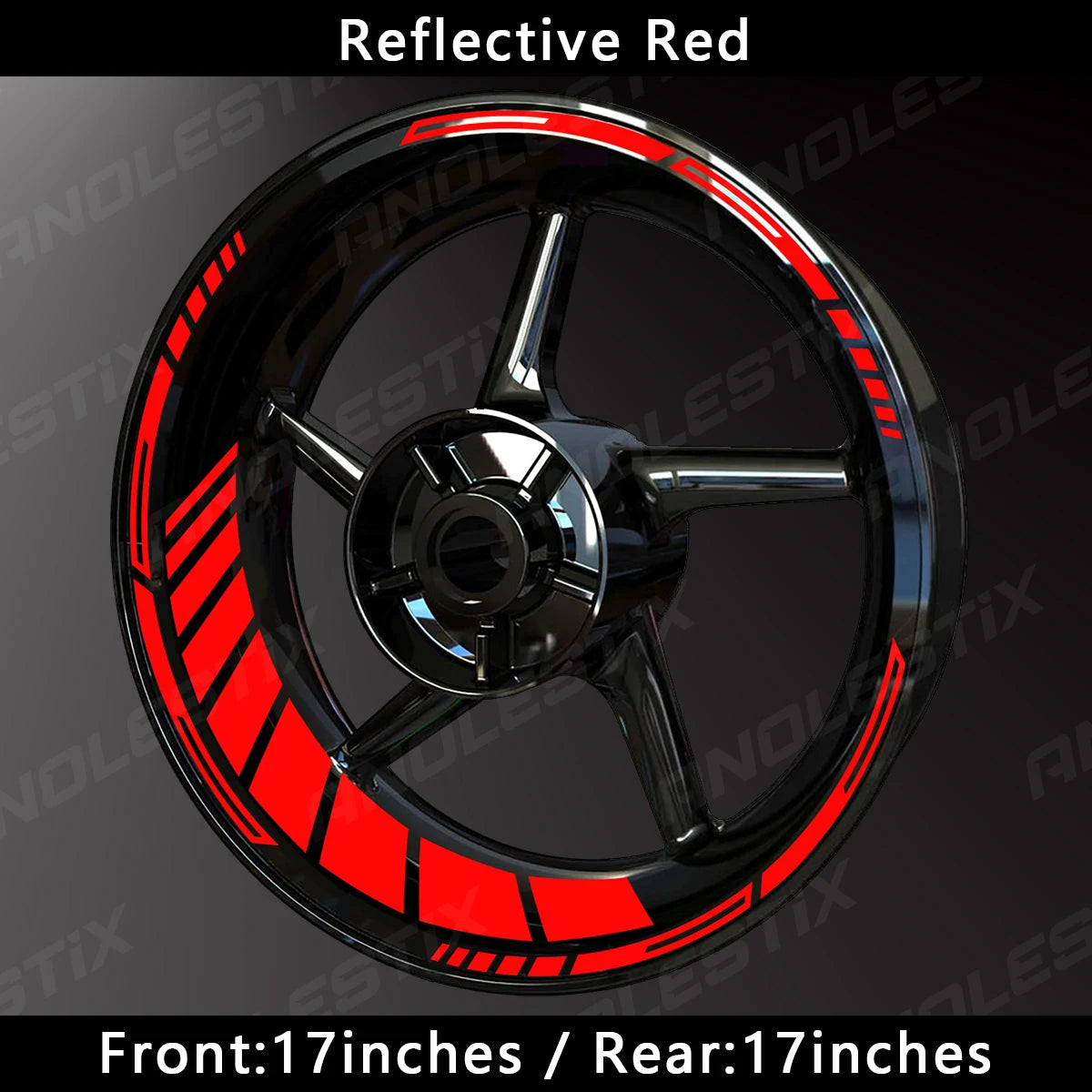 Adesivos refletivos para aro de roda