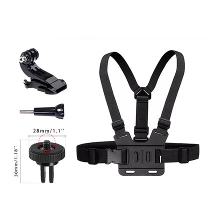 For GoPro Adjustable Chest Mount 