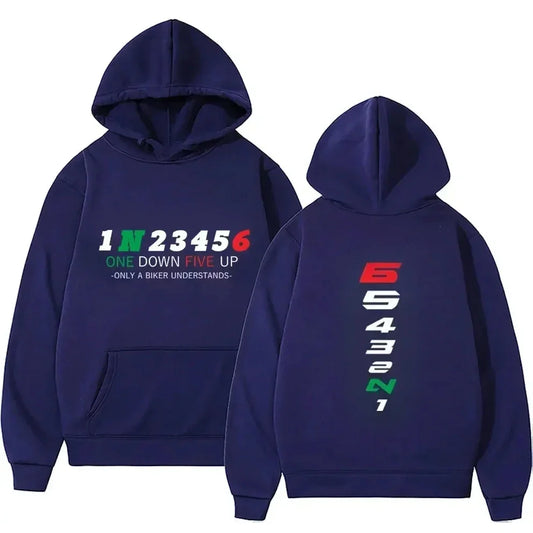 1N23456 Motorcycle Gear Biker Hoodie 