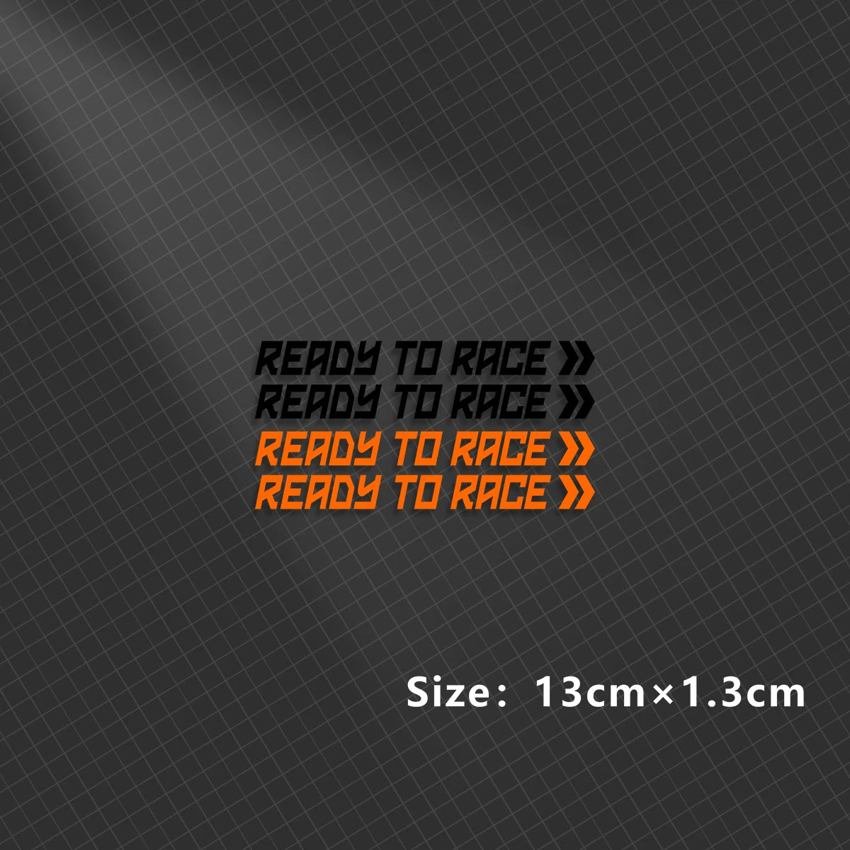 Ready to Race Motorbike Sticker 