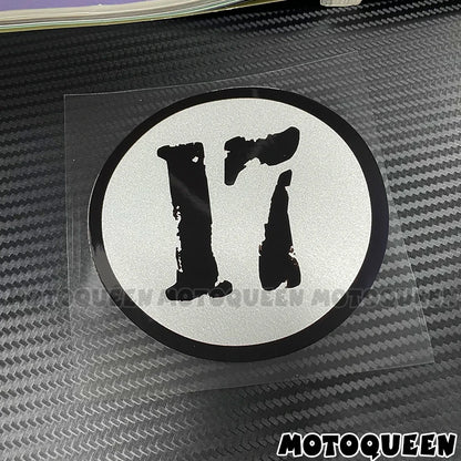 Cafe Racer Number Decals