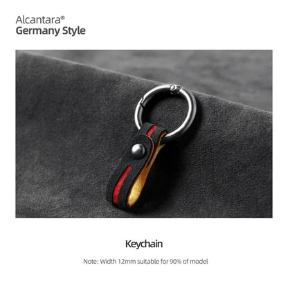 Premium Alcantara Keychain BW