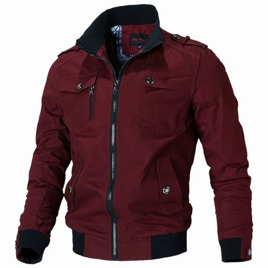 Bomber Jacket Casual Windbreaker 
