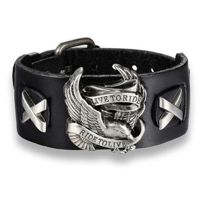 Bracelet en cuir en direct 