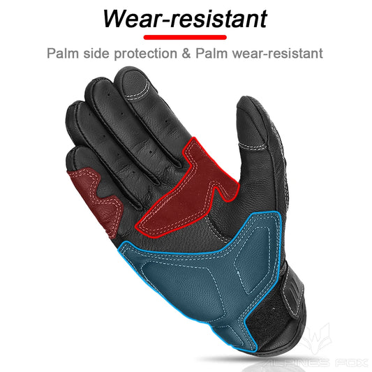Motorcycle Vintage Riding Gloves 
