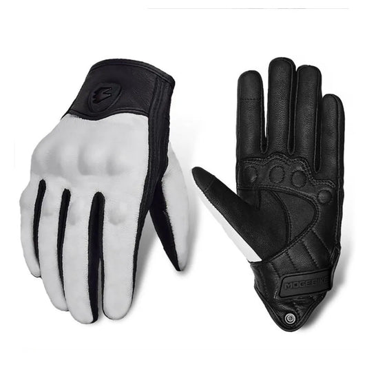 Motorcycle Leather Gloves 