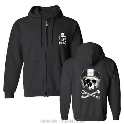 Skull & Helmet Hoodie 